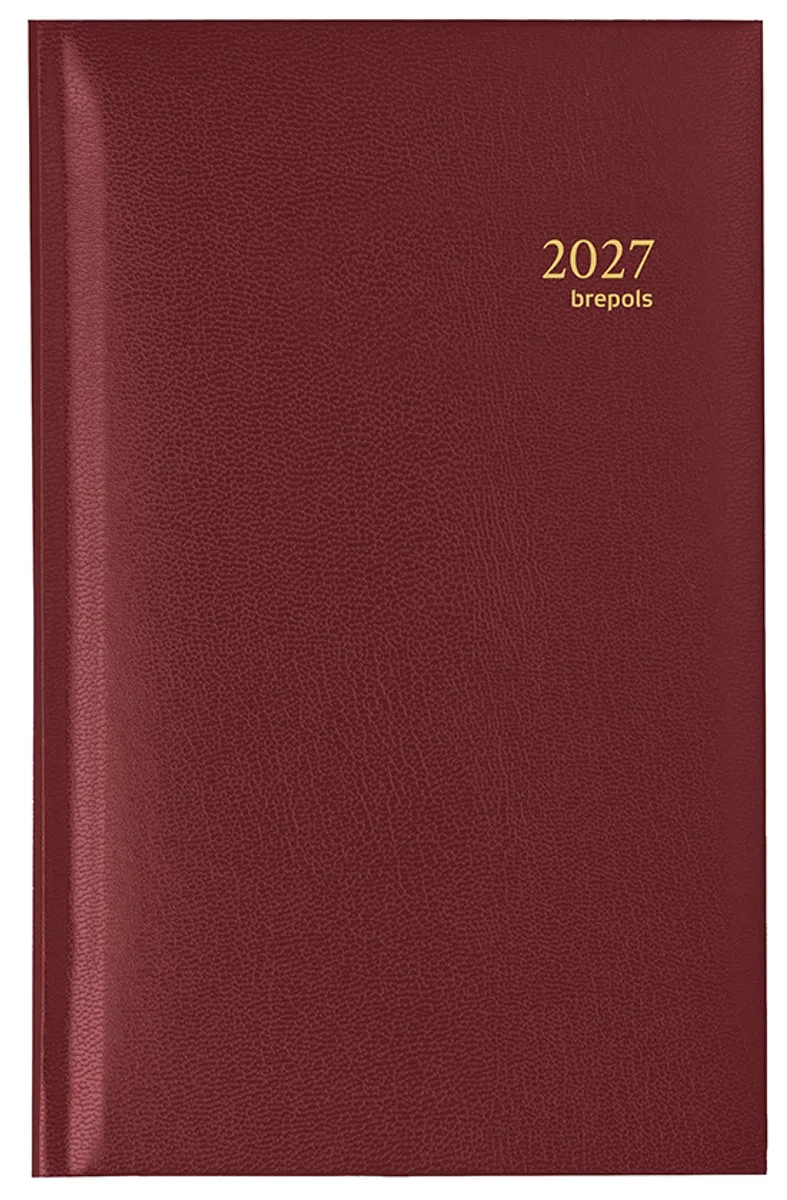 agenda 2027 - INTERPLAN [0.731] - LIMA - Zakagenda - 1 week op 2 pagina's - Weekoverzicht - 8.9 x 16 cm van Brepols in Bordeaux – productfoto