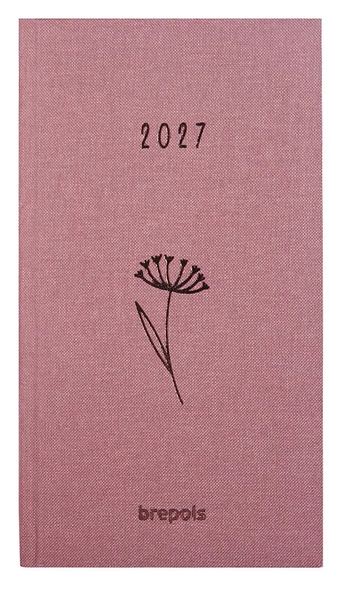 agenda 2027 - INTERPLAN [0.736] - AURELIA - Zakagenda - 1 week op 2 pagina's - Weekoverzicht - 9 x 16 cm de Brepols en Rose – photo produit