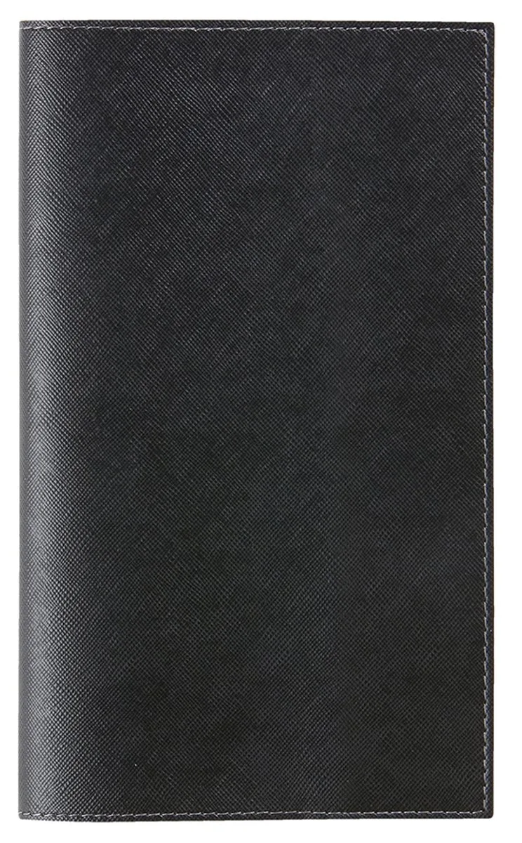 agenda 2027 - INTERPLAN [0.736] - CALPE + ABC - Zakagenda - 1 week op 2 pagina's - Weekoverzicht - Gespiraleerd - Zwart - 9 x 16 cm de Brepols en Zart – photo produit