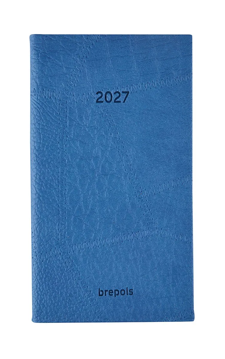 agenda 2027 - NOTAVISION [0.754] - LUCCA - Zakagenda - 1 week op 2 pagina's - Weekoverzicht - 8.9 x 16 cm från Brepols i Blå – produktbild