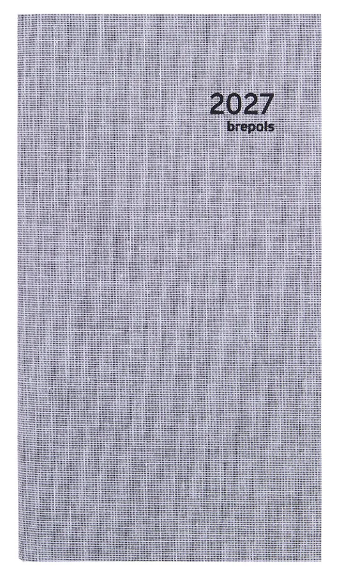 agenda 2027 - OPTIVISION POCKET [0.717] - DUBLETTA - Zakagenda - 1 week op 2 pagina's - Weekoverzicht - 9 x 16 cm från Brepols i Ljusgrå – produktbild