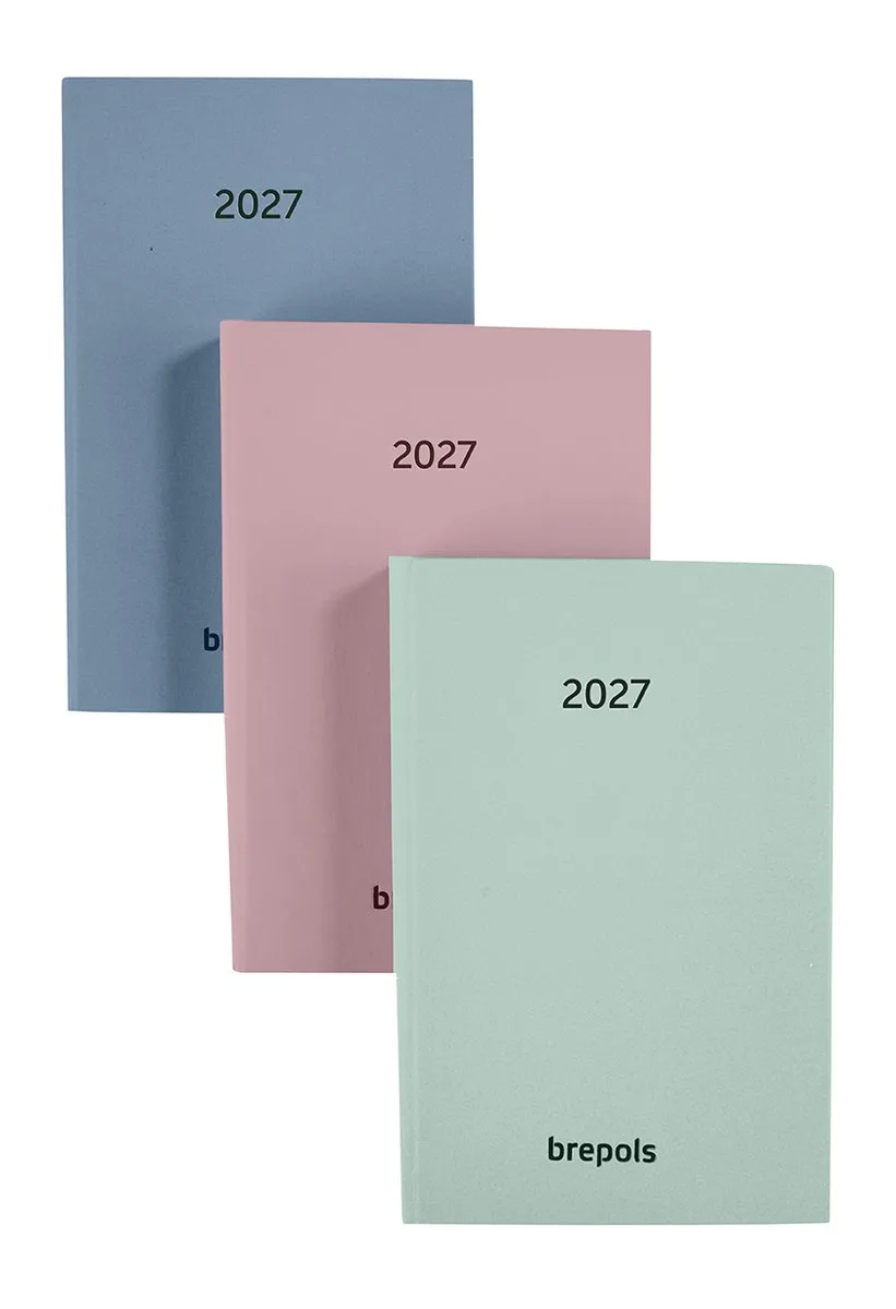 agenda 2027 - TRADE [0.814] - SUNRISE - Zakagenda - 1 dag op 1 pagina - Dagoverzicht - 7.7 x 12 cm/Klein formaat!! van Brepols in Blauw – productfoto