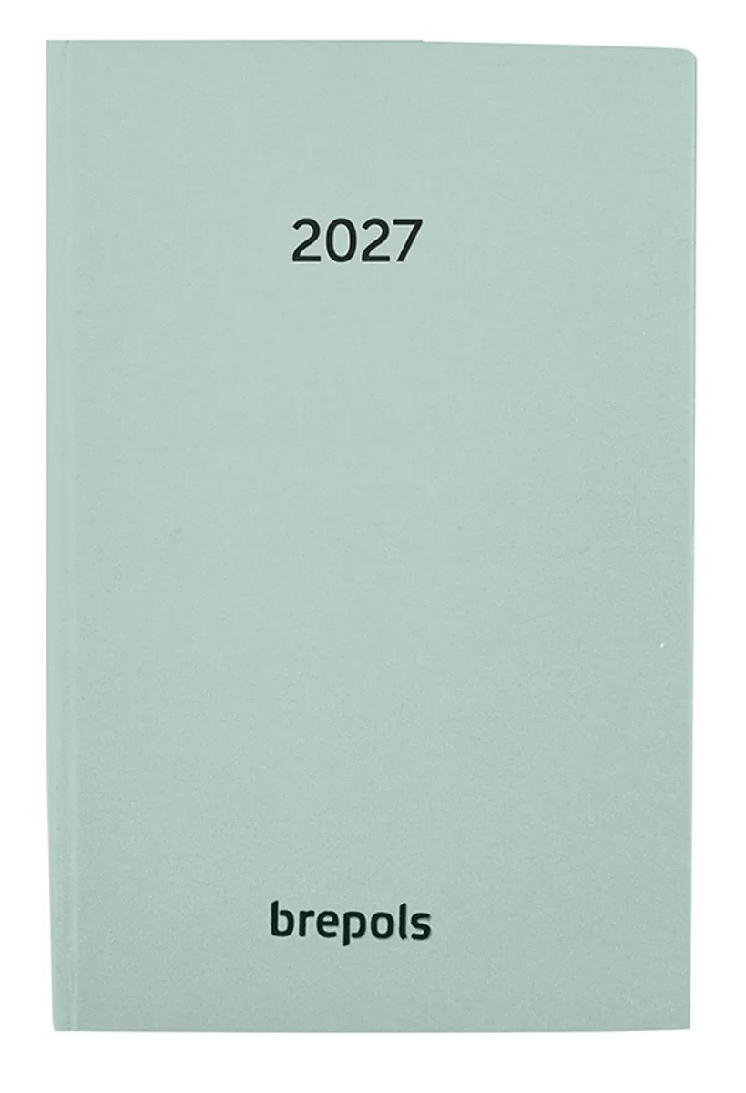 agenda 2027 - TRADE [0.814] - SUNRISE - Zakagenda - 1 dag op 1 pagina - Dagoverzicht - 7.7 x 12 cm/Klein formaat!! van Brepols in Groen – productfoto