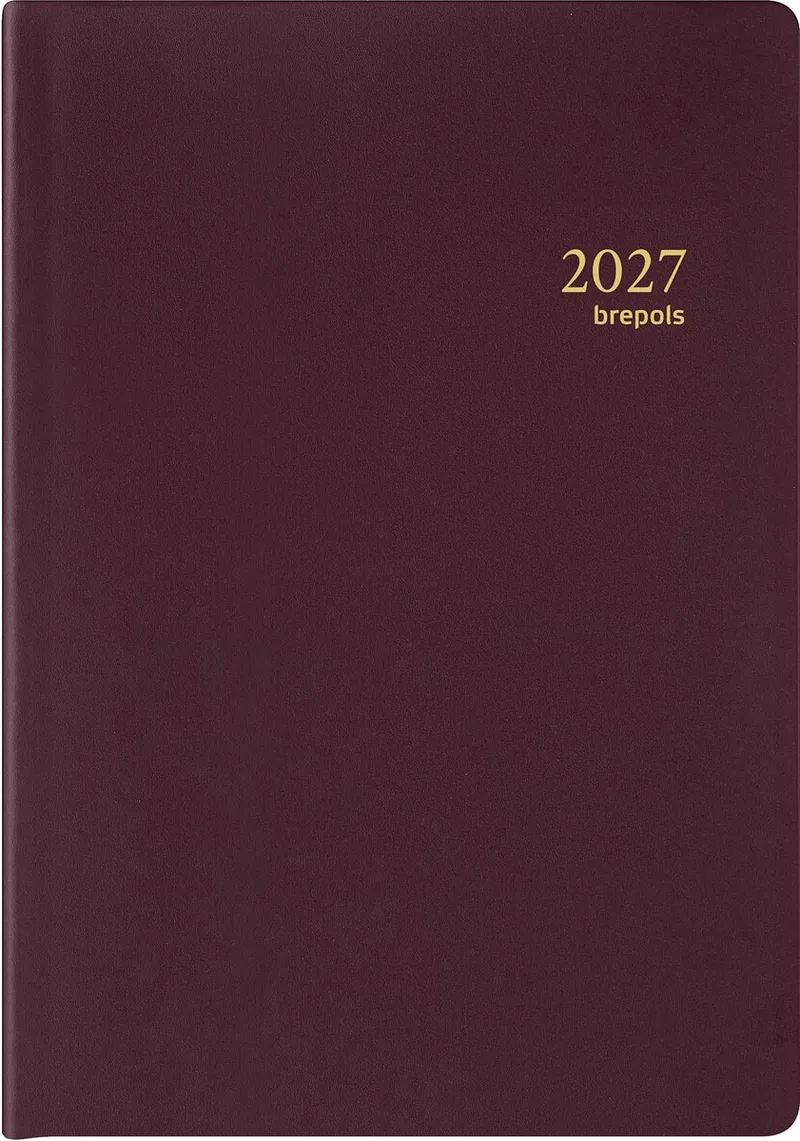 agenda Armada Seta 4-talig, bordeaux, 2027 by Brepols – product photo