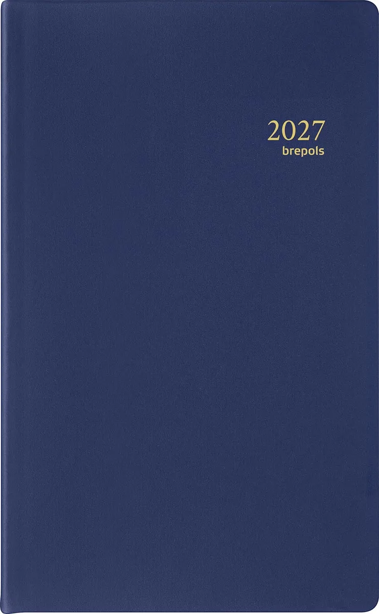 agenda Breform Seta 6-talig, blauw, 2027 von Brepols – Produktfoto