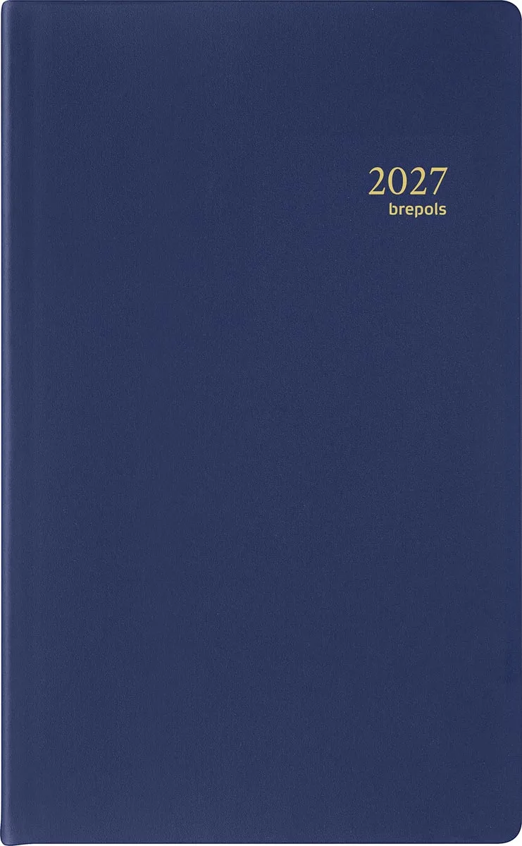 agenda Building Seta 6-talig, blauw, 2027 von Brepols – Produktfoto