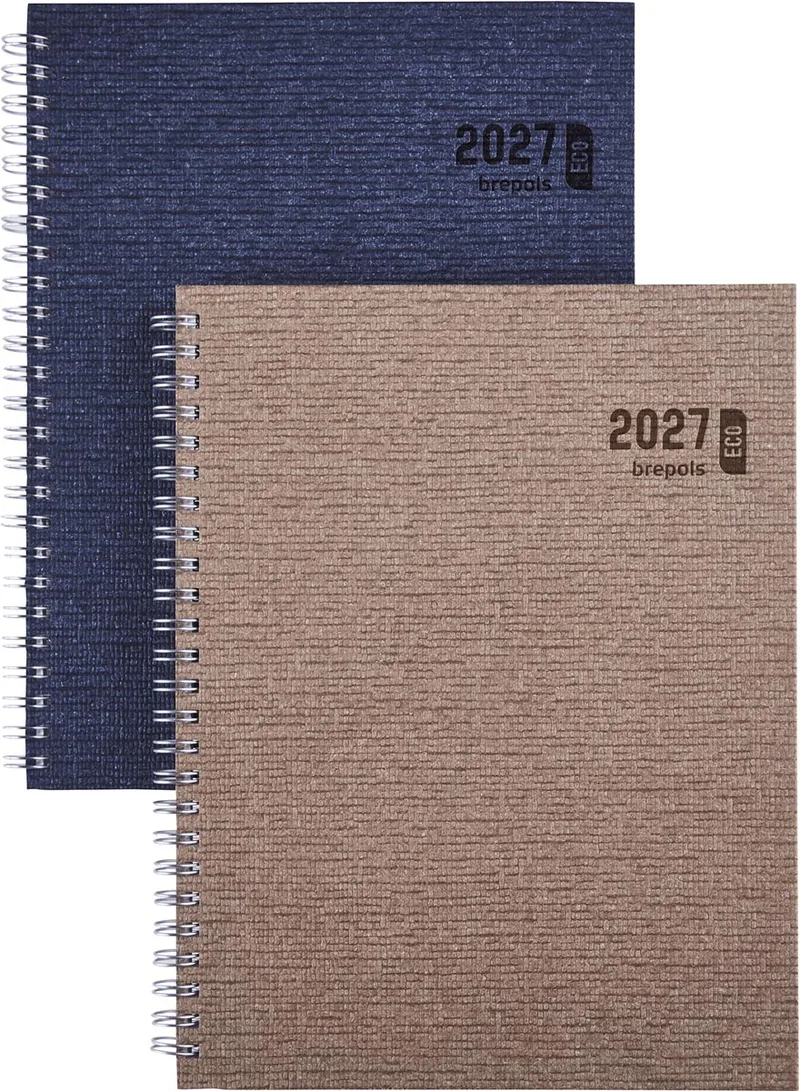 agenda Ecotiming, Kazar, assorti, 2027, spiraalgebonden by Brepols – product photo