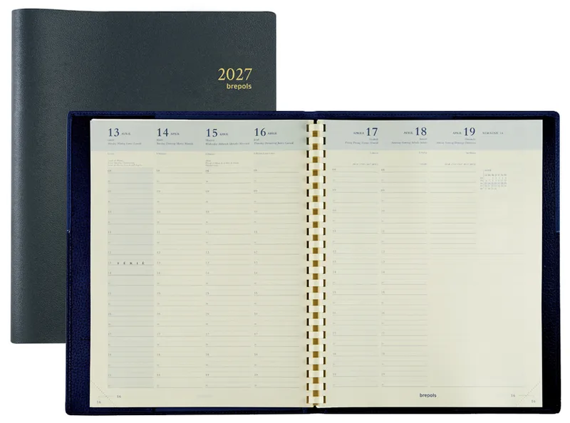 Buchkalender , OMEGA 27, , 2027, 210 x 270 mm från Brepols – produktbild
