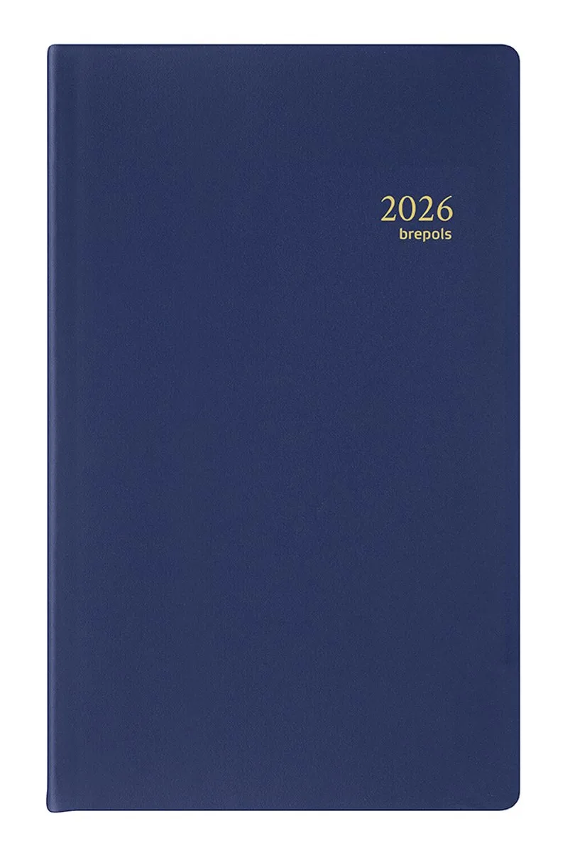 bureau agenda 2026 - BUILDING [0.414] - SETA - Bureau agenda - 1 dag op 1 pagina - Dagoverzicht - 10 x 16.5 cm från Brepols i Blå – produktbild