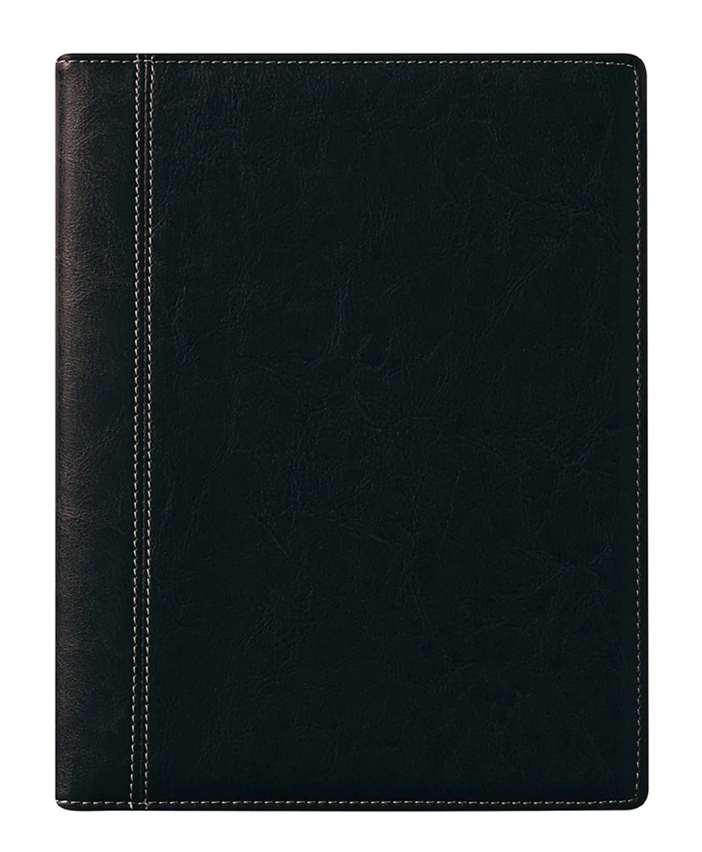 bureau agenda 2027 - CONCORDE [0.240] - PALERMO + ABC - Bureau agenda - 1 week op 2 pagina's - Weekoverzicht - Gespiraleerd - 21 x 27 cm de Brepols en Noir – photo produit