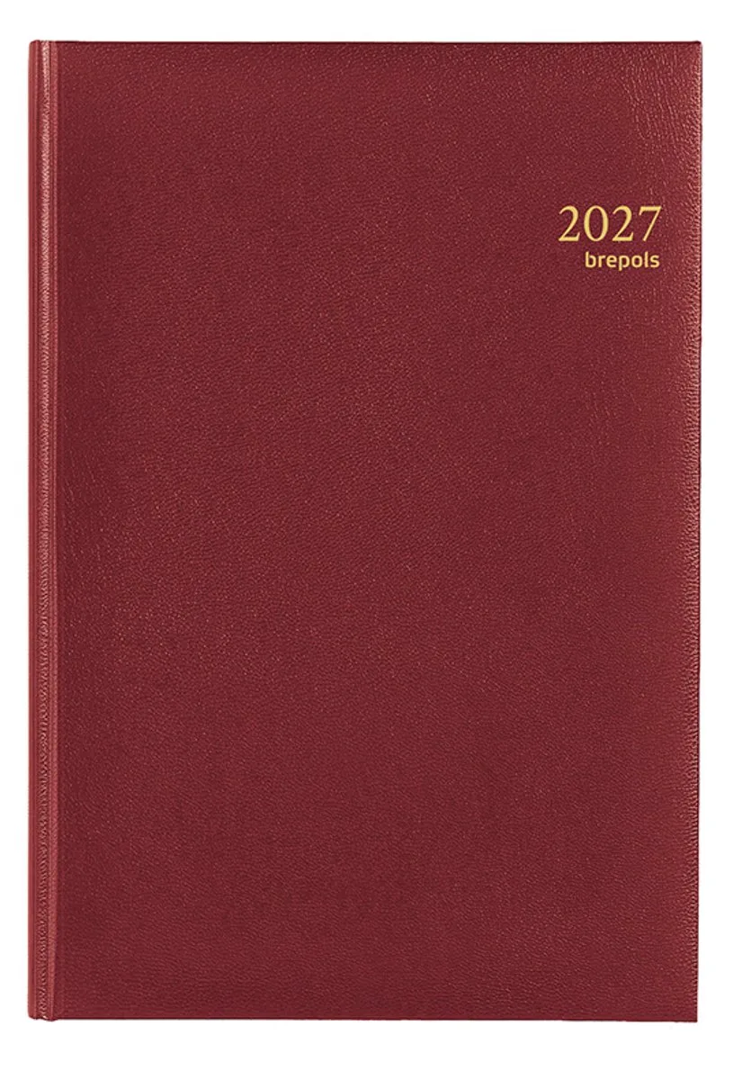 bureau agenda 2027 - OMEGA [0.030] - LIMA - Bureau agenda - 1 week op 2 pagina's - Weekoverzicht - 21 x 29 cm fra Brepols i Bordeaux – produktbillede