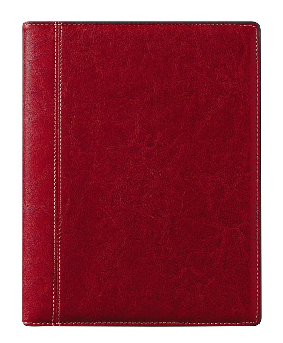 bureau agenda 2027 - OPTIVISION LARGE [0.117] - PALERMO - Bureau agenda - 1 week op 2 pagina's - Weekoverzicht - Gespiraleerd - 17.1 x 22 cm de Brepols en Rouge – photo produit