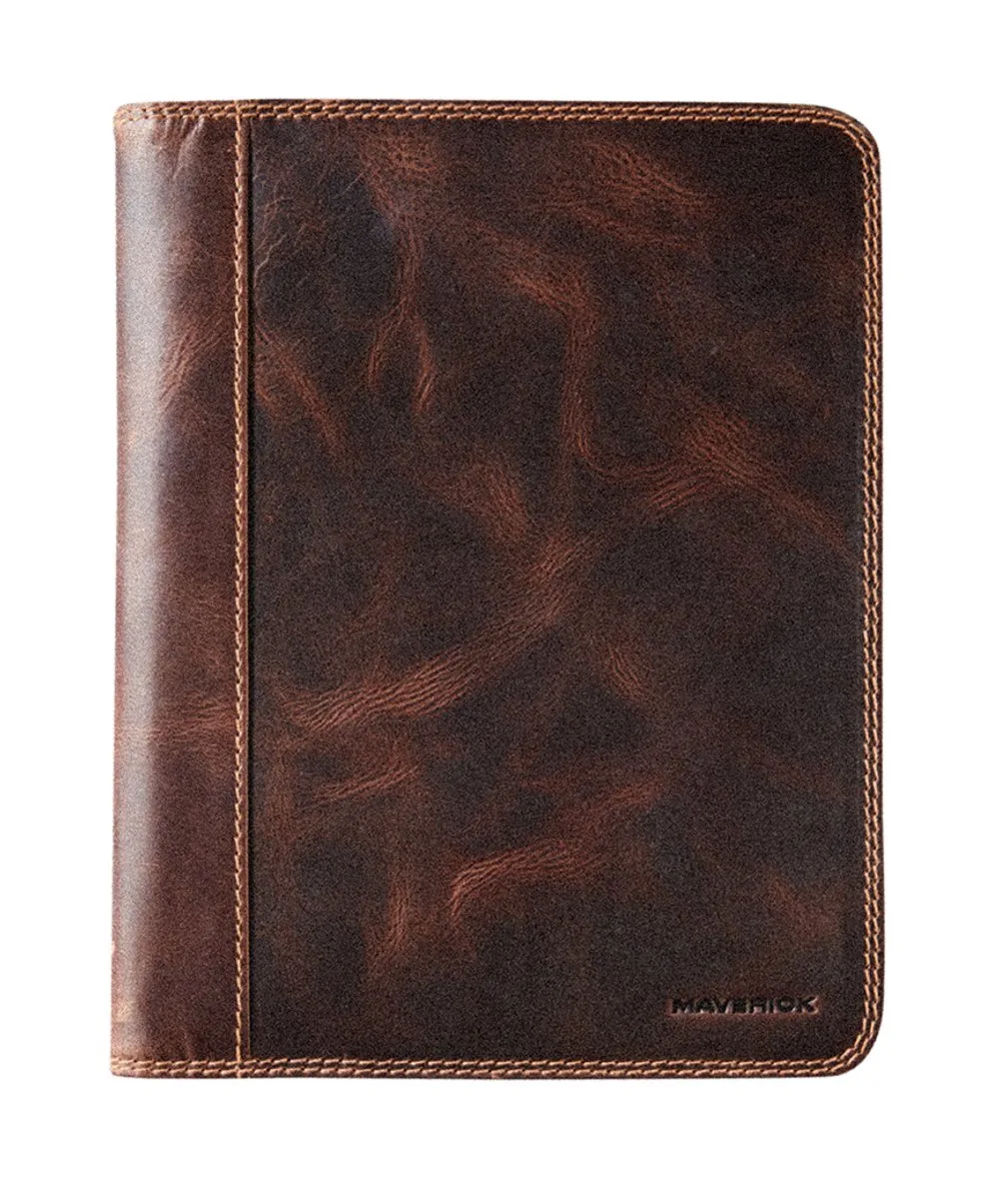 bureau agenda 2027 - TIMING [0.136] - MAVERICK THE ORIGINAL + ABC - Bureau agenda - 1 week op 2 pagina's - Weekoverzicht - Gespiraleerd - 17.1 x 22 cm från Brepols i Brun – produktbild