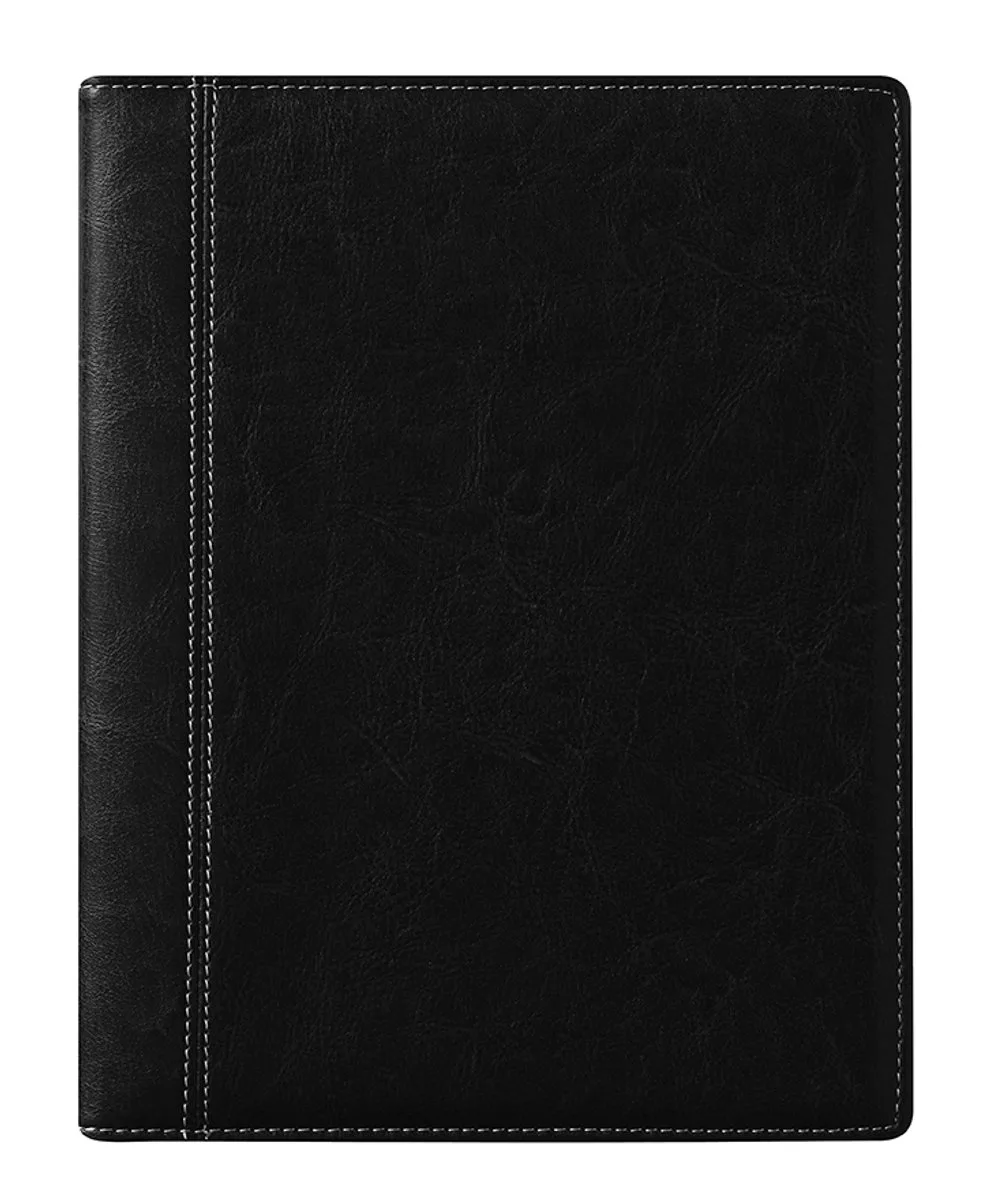 bureau agenda 2027 - TIMING [0.136] - PALERMO + ABC - Bureau agenda - 1 week op 2 pagina's - Weekoverzicht - Gespiraleerd - 17.1 x 22 cm fra Brepols i Sort – produktbillede