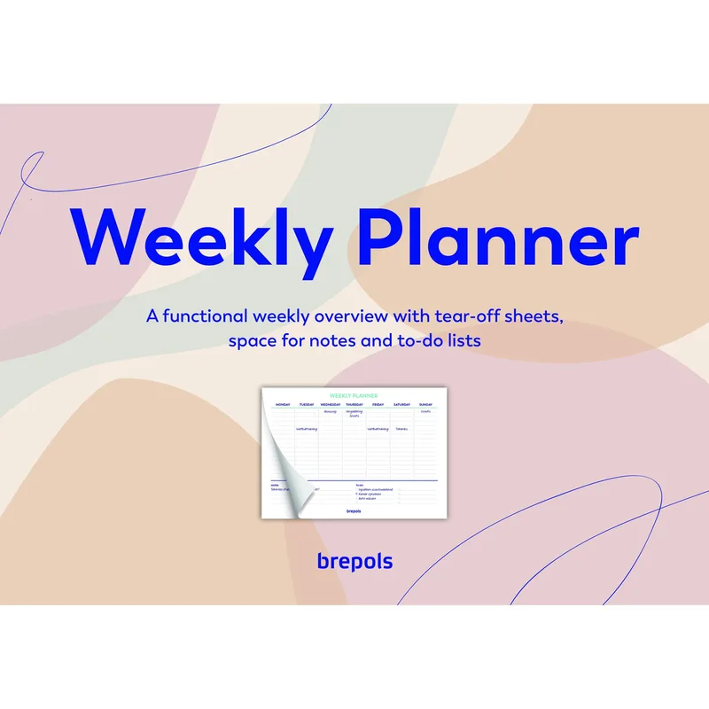 Planner brepols weekly planner a4 7d/1p van Brepols – productfoto