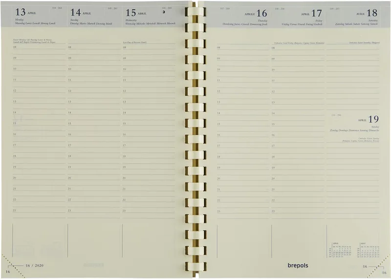 schoolagenda Bretime vulling, 2026-2027 van Brepols – productfoto