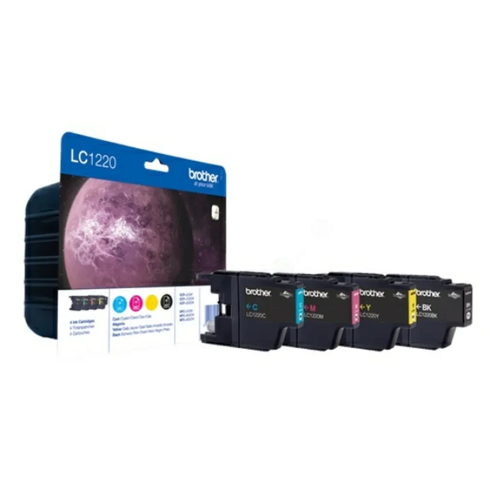 Blækpatron MultiPack Bk,C,M,Y, 300 sider LC1220VALBPDR N/A by Brother – product photo