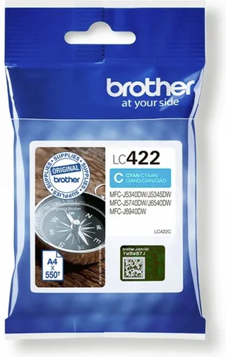 Brohter LC422C - Inktcartridge de Brother en Cyaan – photo produit 1 sur 2