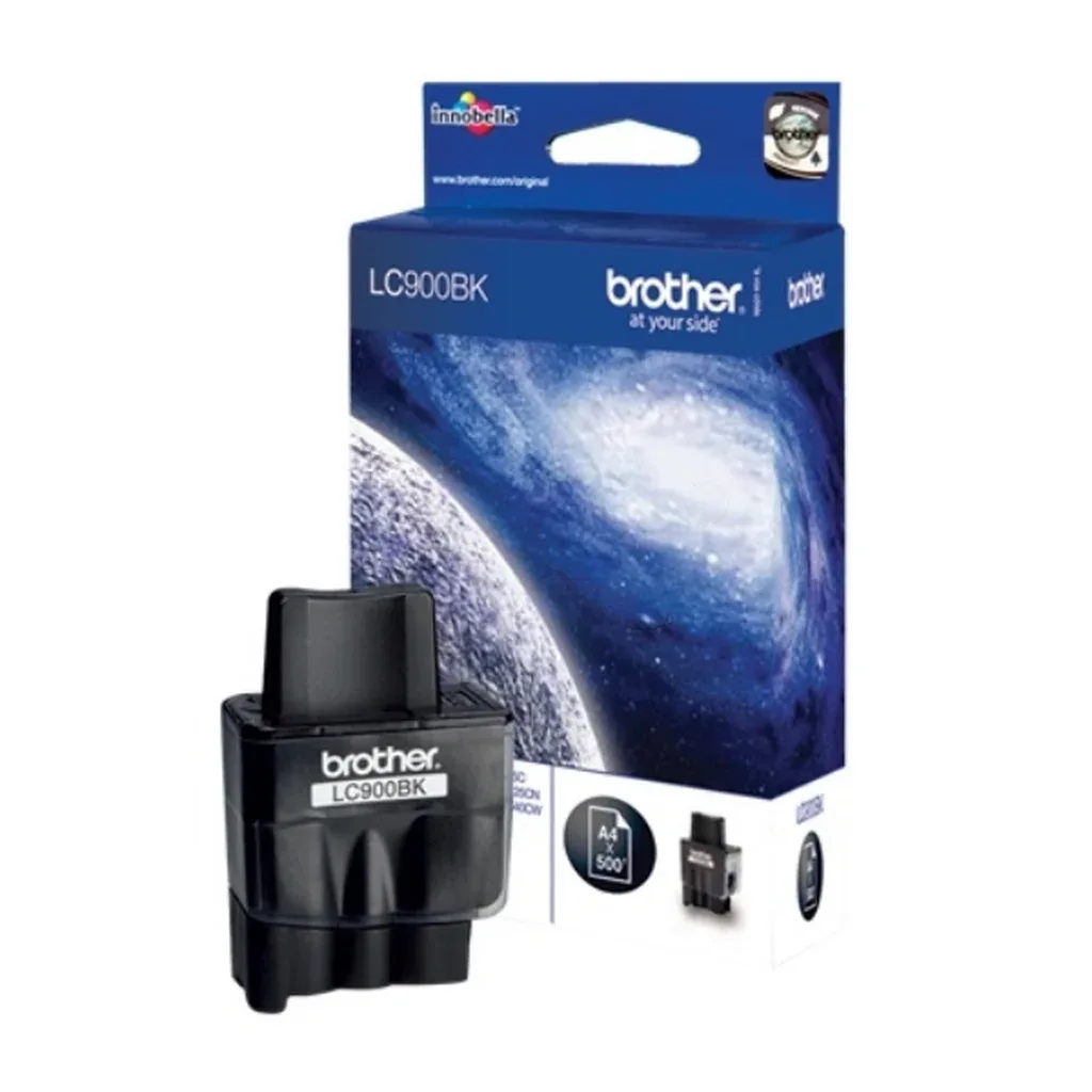 Brother LC900BK Blækpatron sort, 14 ml LC900BK N/A fra Brother – produktbillede