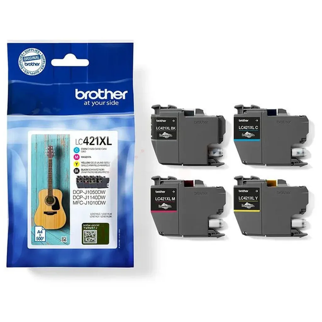 Brother MultiPack Bk,C,M,Y, 500 sider LC421XLVAL N/A by Brother – product photo