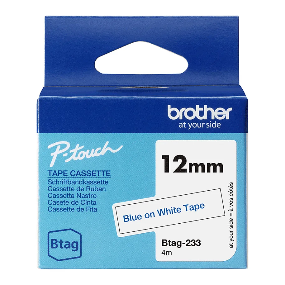 BTAG-233 label-making tape de Brother – photo produit