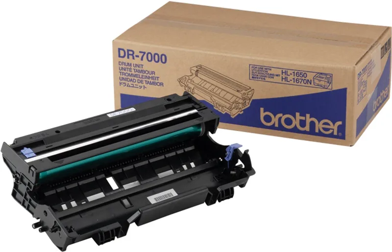 DR7000 - 1 - Schwarz - Trommel-Kit - für Brother DCP-8020, 8025, HL-1650, 1670, 1850, 1870, 5030, 5040, 5050, 5070, MFC-8420, 8820 von Brother in Schwarz – Produktfoto
