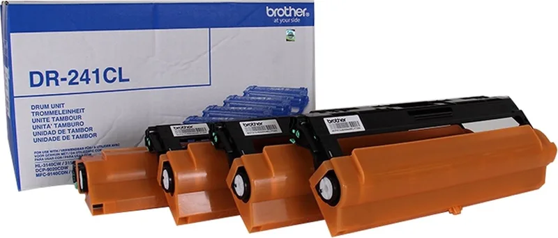Drum Brother DR241CL HL3140CW/ HL3150CDW Black Yellow Cyan Magenta van Brother in Zwart, Cyan, Magenta, Geel – productfoto