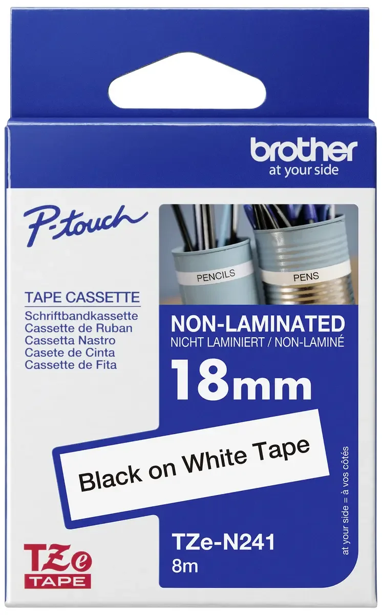TZe-N241 - Zwart op wit van Brother – productfoto