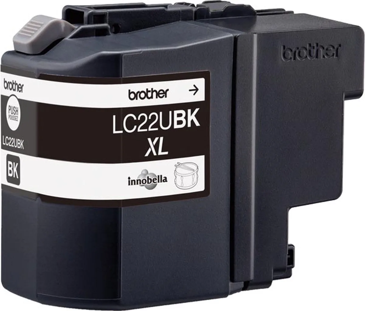 inktcartridge, 2.400 pagina's, OEM LC-22UBK, 5 stuks by Brother in Black – product photo