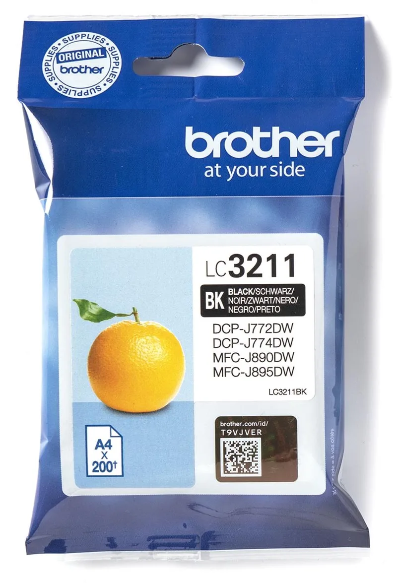 Inktcartridge brother lc-3211bk | 1 stuk | 5 stuks de Brother en Noir – photo produit
