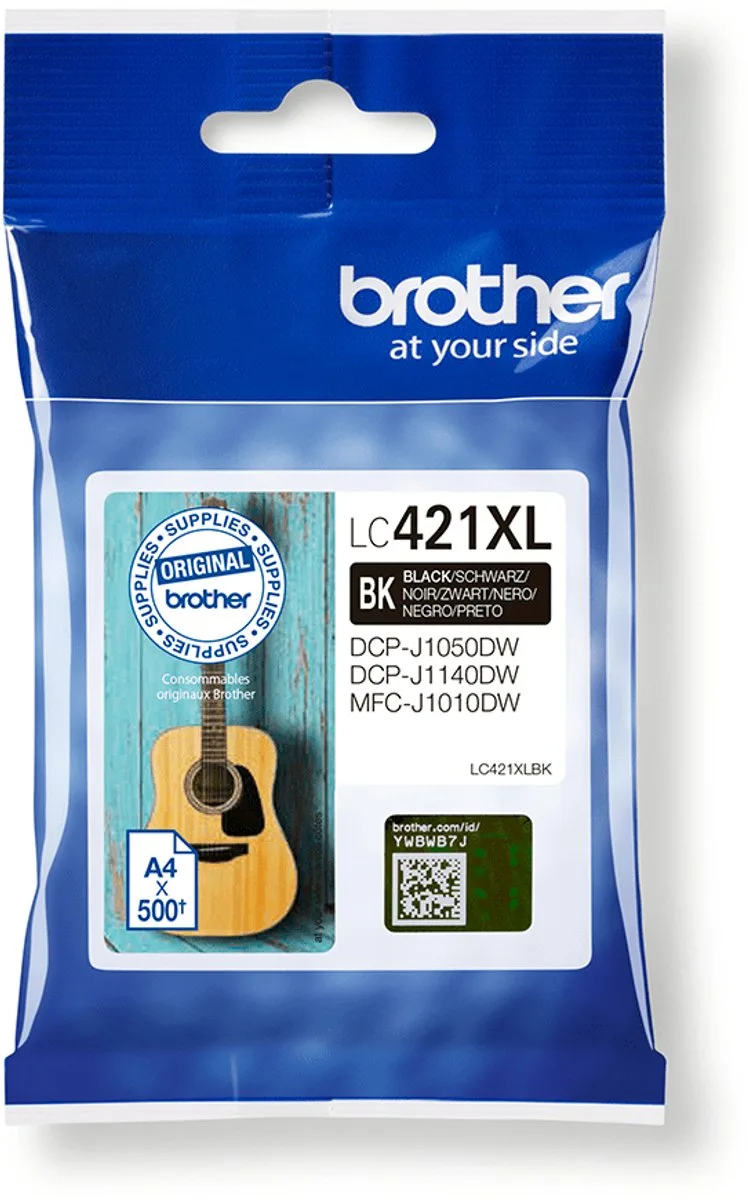Inktcartridge brother lc-421xlbk | 1 stuk de Brother en Noir – photo produit