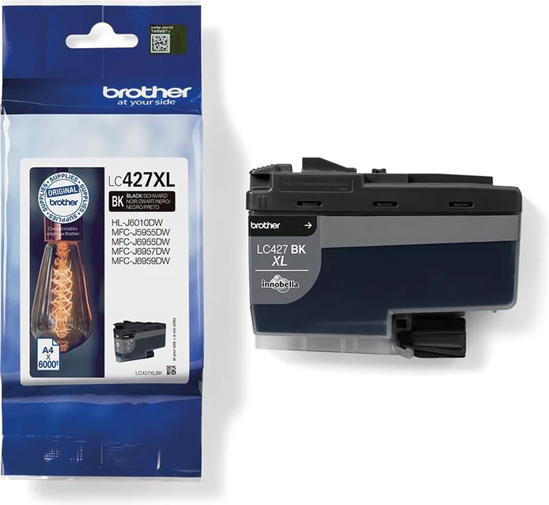 Inktcartridge brother lc-427xlbk | 1 stuk | 5 stuks by Brother in Black – product photo