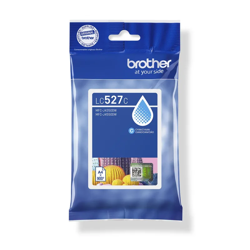 Inktcartridge brother lc-527c blauw | 5 stuks van Brother – productfoto