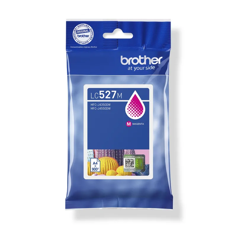 Inktcartridge brother lc-527m rood | 5 stuks van Brother – productfoto