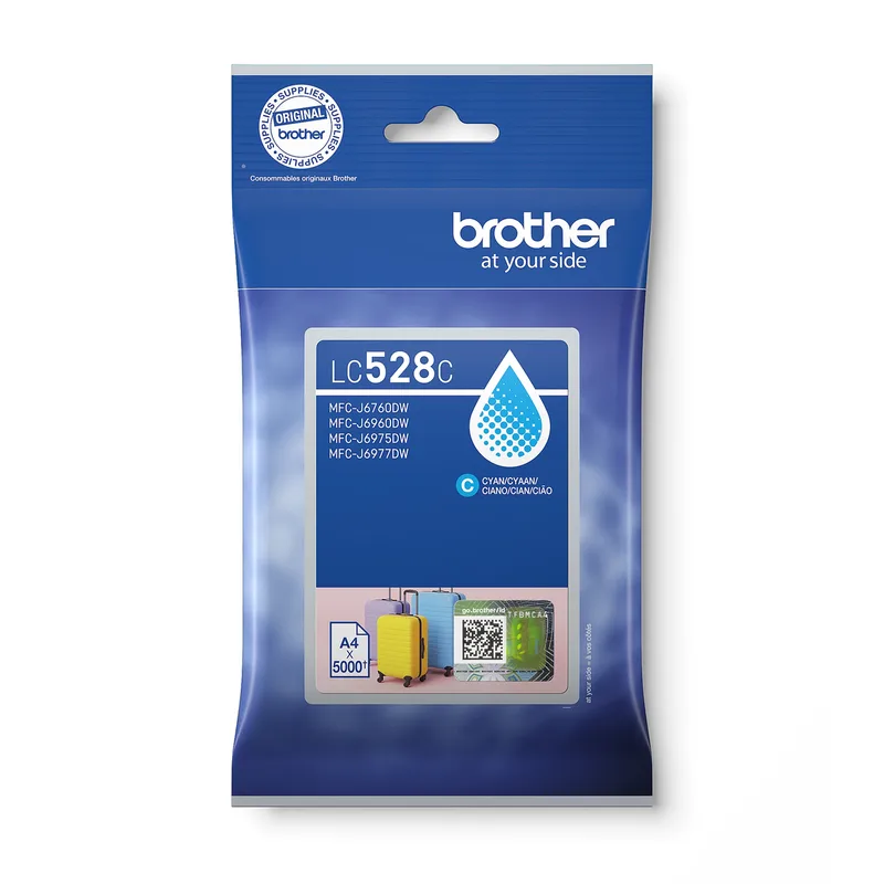 Inktcartridge brother lc-528c blauw | 5 stuks by Brother – product photo