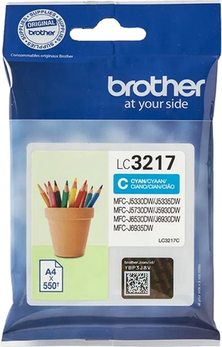 Inktcartridge CYAAN von Brother in Cyaan – Produktfoto