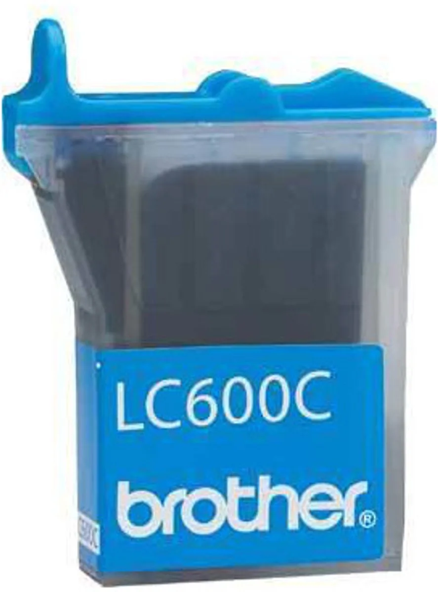 Inktcartridge LC600C blauw van Brother in Cyaan – productfoto