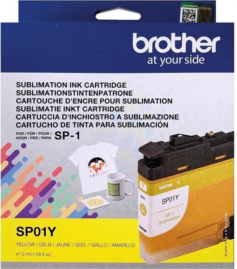 Inktcartridge yellow sublimatieprinter SP-1 by Brother in Yellow – product photo