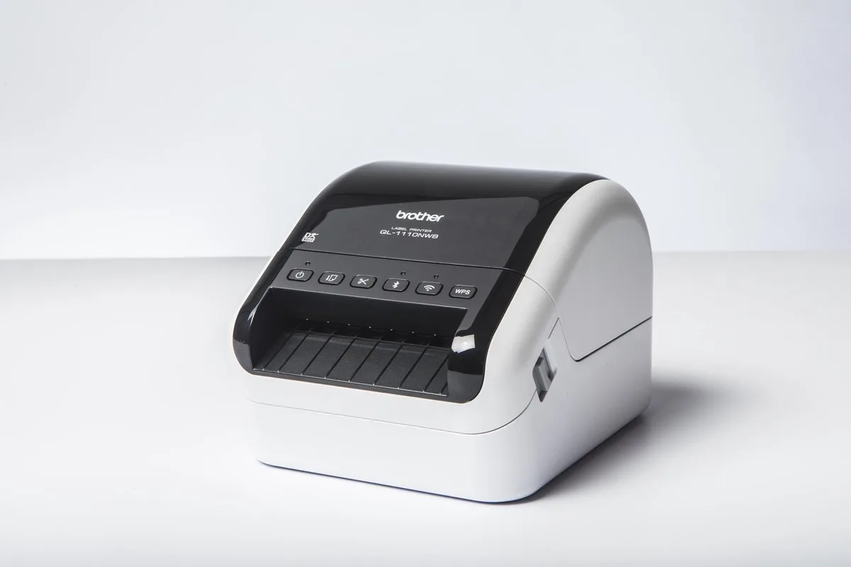 labelprinter - QL 1110NWB/FR de Brother en Noir, Blanc – photo produit