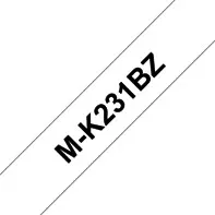 Labeltape brother ptouch mk231 12mm wit | 20 stuks van Brother – productfoto