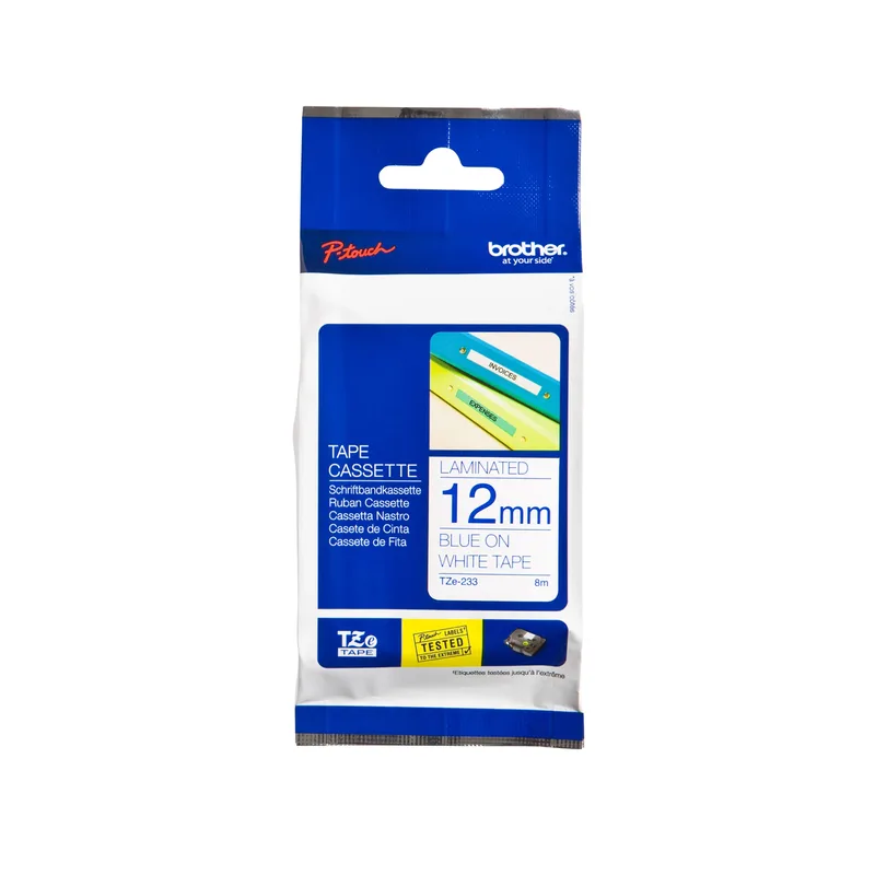 Labeltape brother ptouch tze233 12mm wit | 25 stuks by Brother – product photo