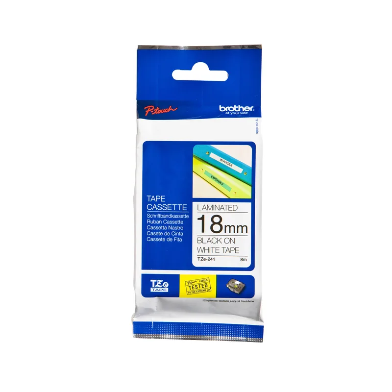 Labeltape brother ptouch tze241 18mm wit | 25 stuks by Brother – product photo