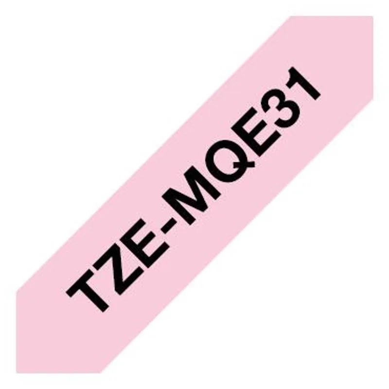 TZe-Tape TZe-MQE31 Schriftbandkassette, schwarz von Brother in Kleurloos – Produktfoto