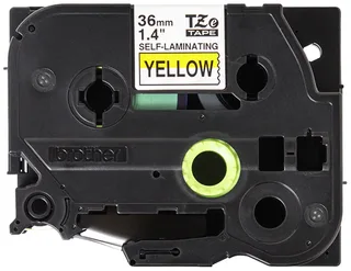 Labeltape zelflaminerend Brother TZe, TZ TZESL661 Tapekleur: Tekstkleur:Zwart 36 mm 8 m by Brother in Yellow – product photo 3 of 3