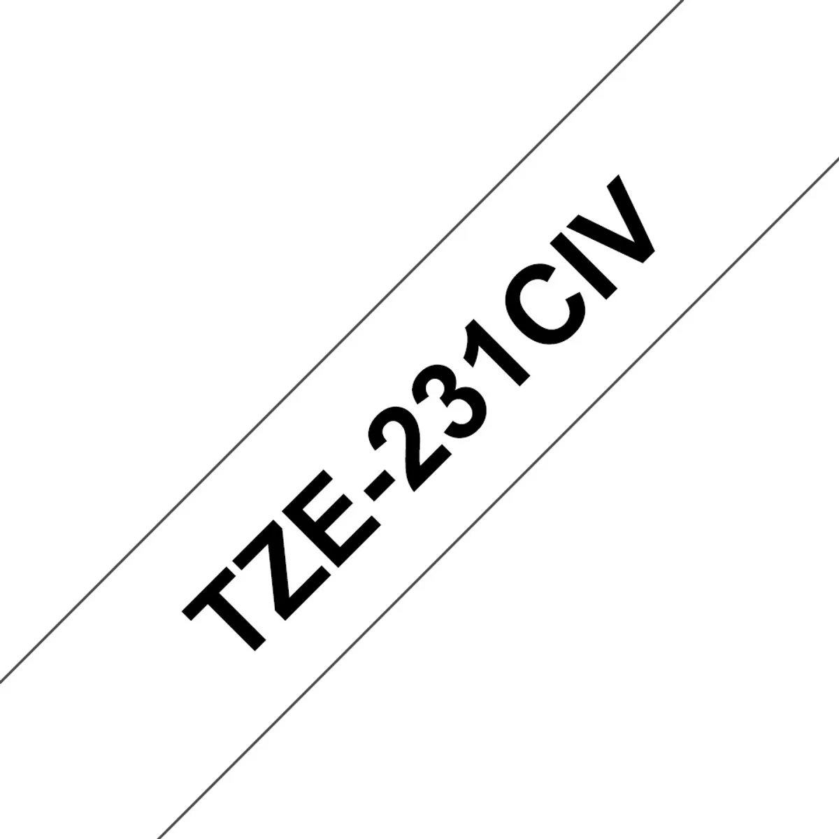 TZe 231CIV von Brother in Zwart op wit – Produktfoto