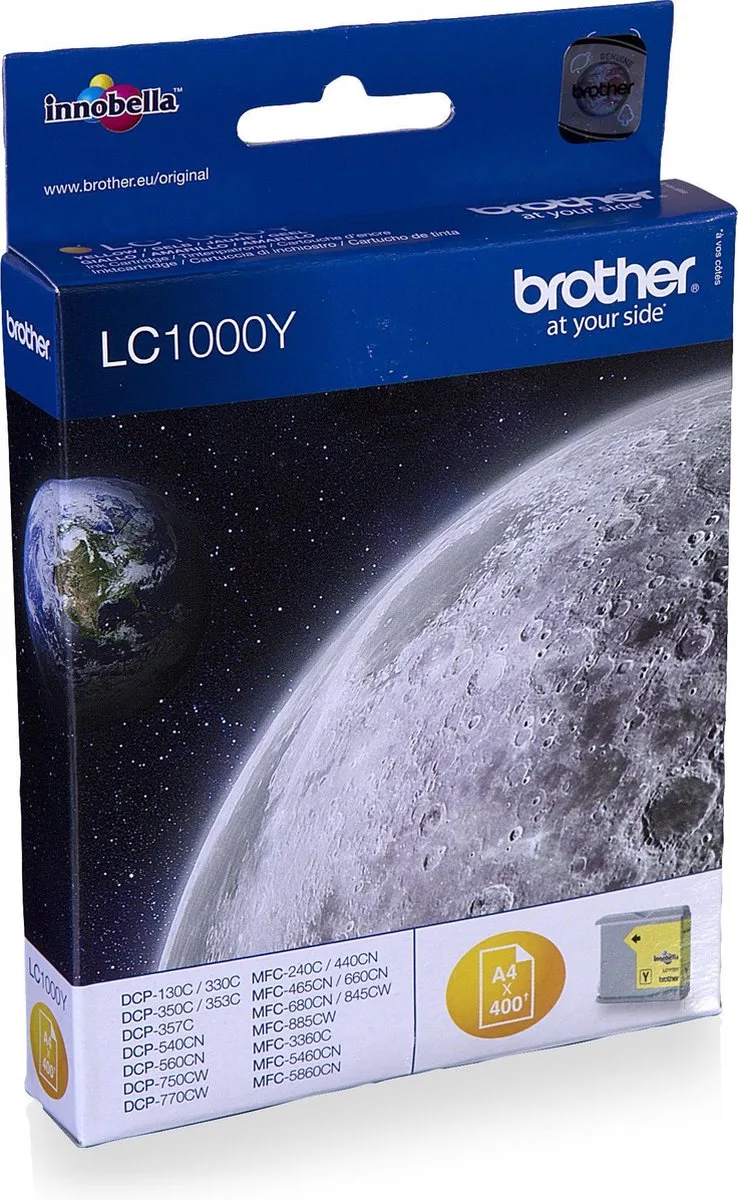 LC-1000Y - Inktcartridge by Brother in Yellow – product photo