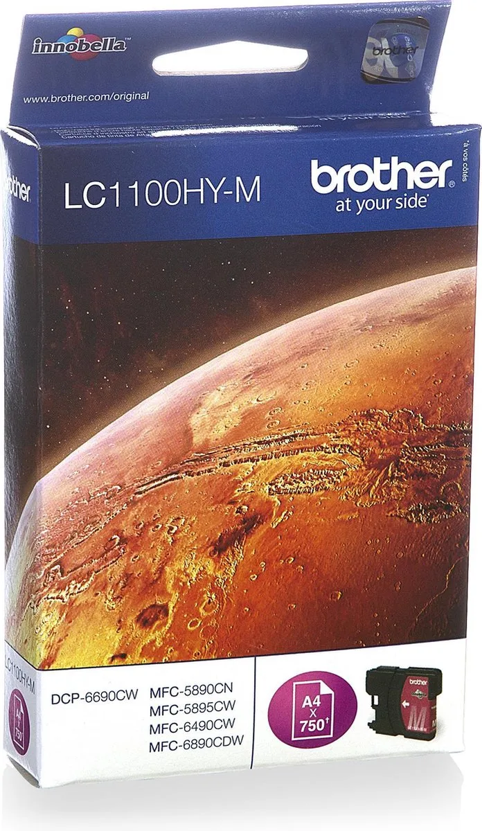 LC-1100M Inktcartridge van Brother in Magenta – productfoto