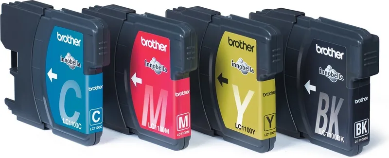 LC-1100VALBP - Inktcartridge - Cyaan / Geel / Magenta / Zwart von Brother in Mehrfarbig – Produktfoto