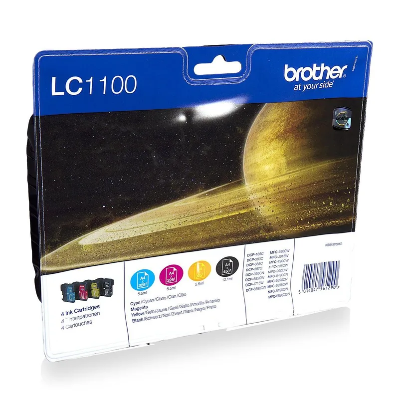 LC-1100VALBP - Inktcartridge MultiPack från Brother i 4-kleuren – produktbild
