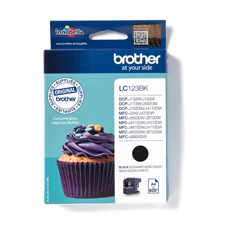 LC-123BK - Inktcartridge by Brother in Black – product photo 1 of 2